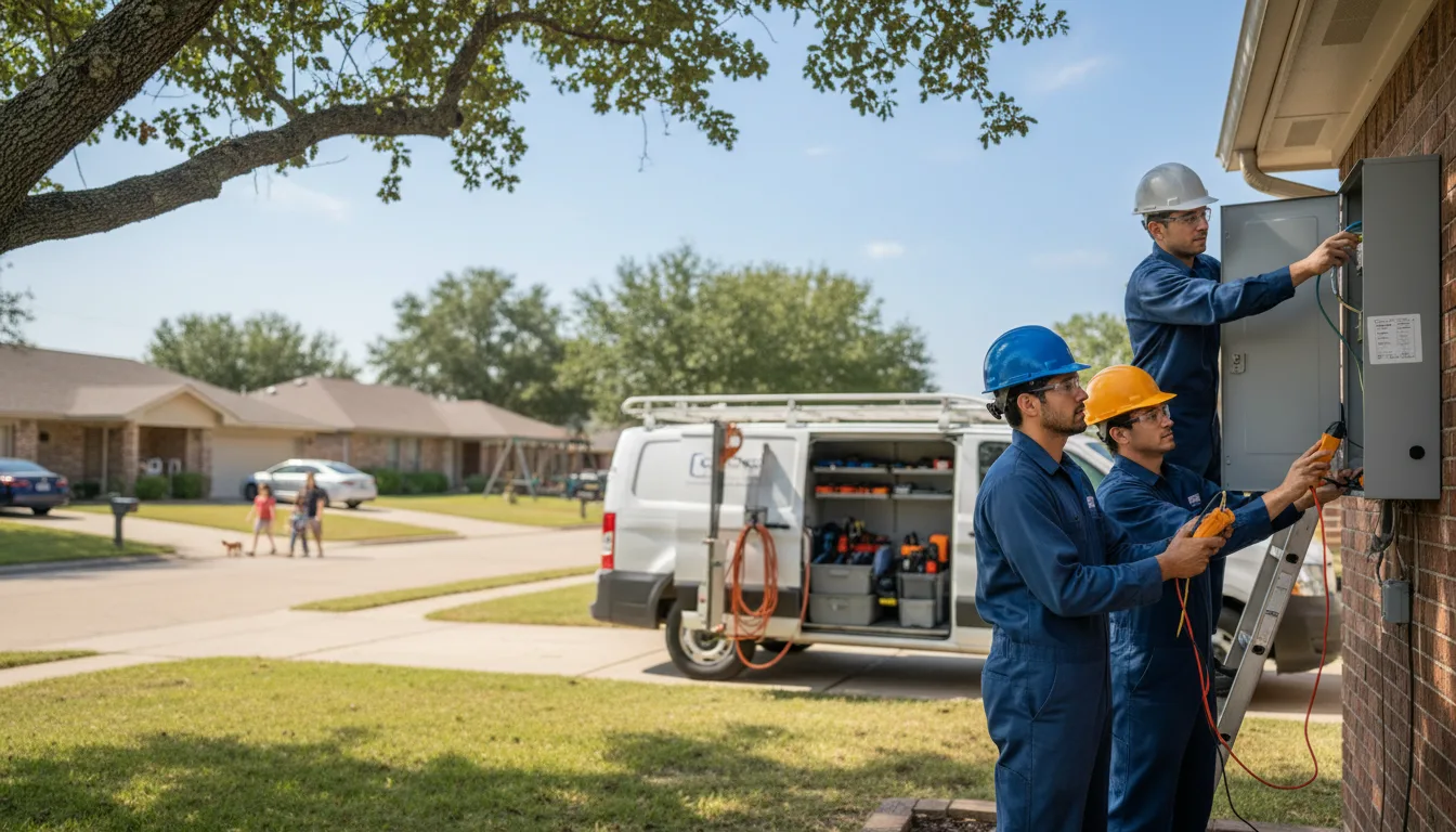 Certified electrician providing emergency electrical services in Briggsdale, CO